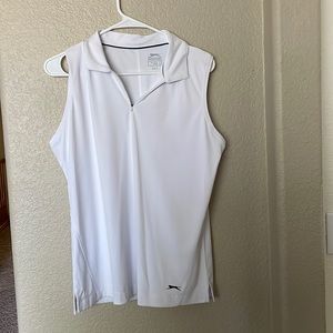 White slazenger polo Large